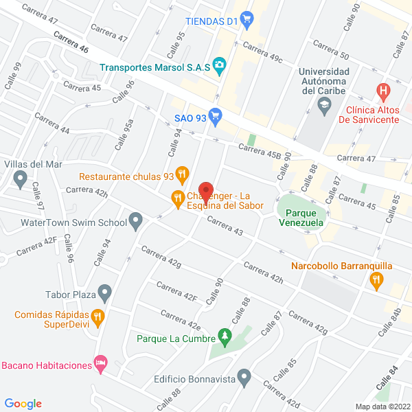 Map of Burrito'S Express