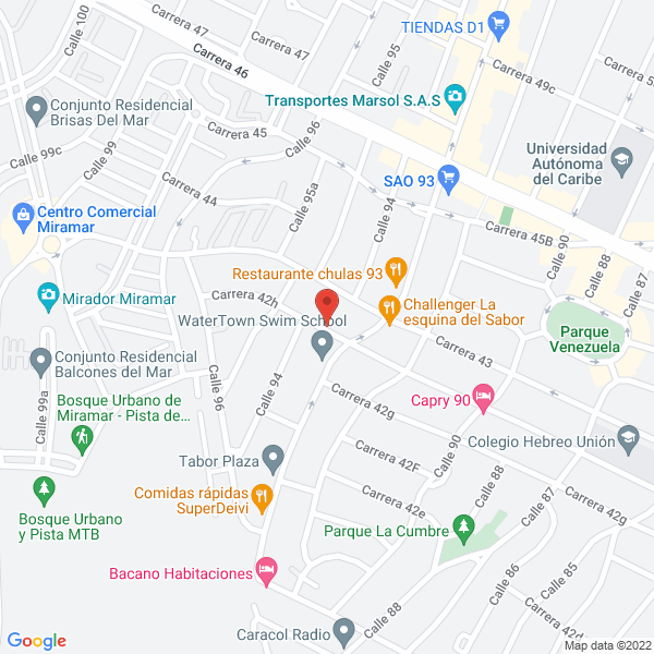 Map of Centro Educativo Campanitas Tilún Tilan