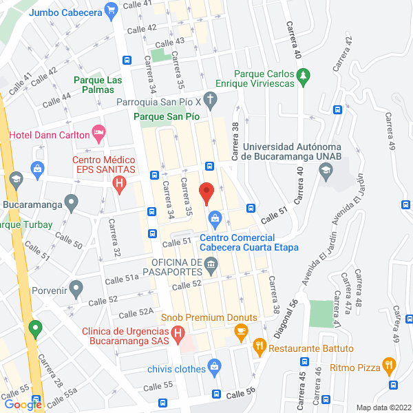 Map of Calzado La Corona