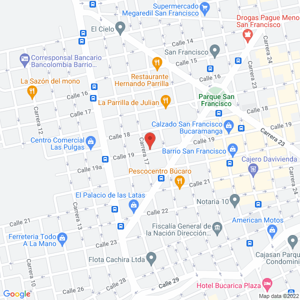 Map of Calzado Mandarina