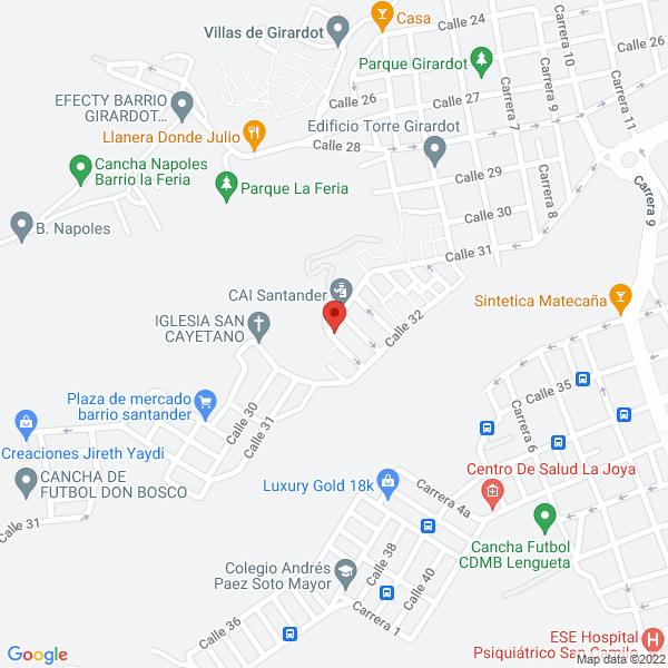 Map of Calzado Mayra Alejandra