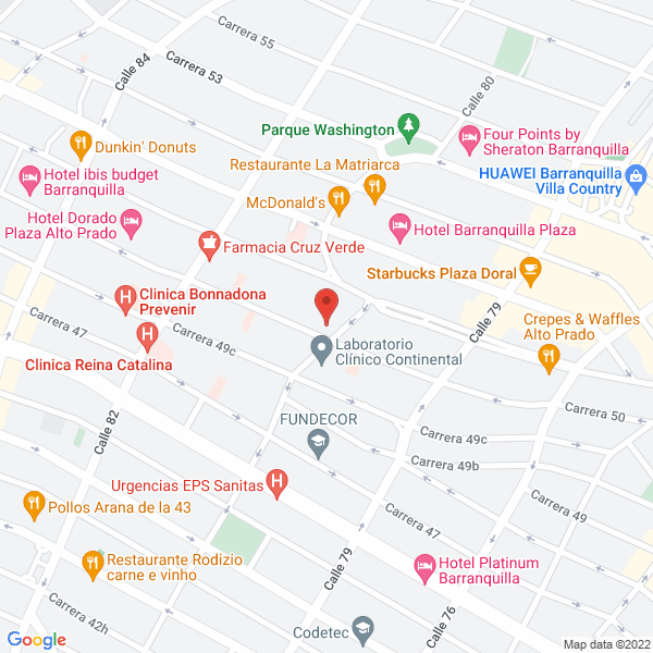 Map of Cora S.A.S.