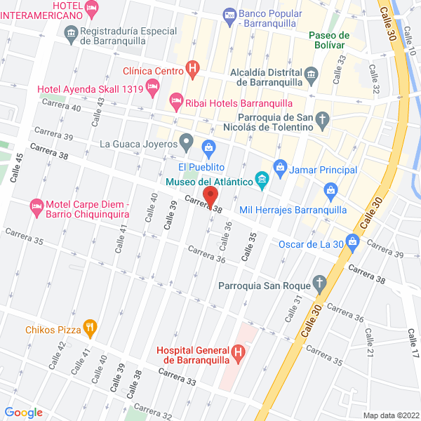 Map of Centro De Ensamble De Mangueras Ltda.
