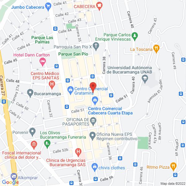 Map of Casa De La Corbata