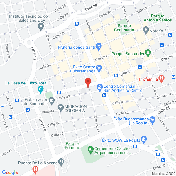 Map of Casa Impresora Litografía