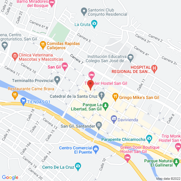 Map of Claudia Castiblanco Salud Oral