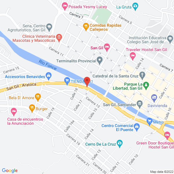 Map of Carne Brava Restaurante