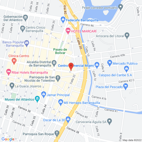 Map of Carnecol - Carnes De Colombia