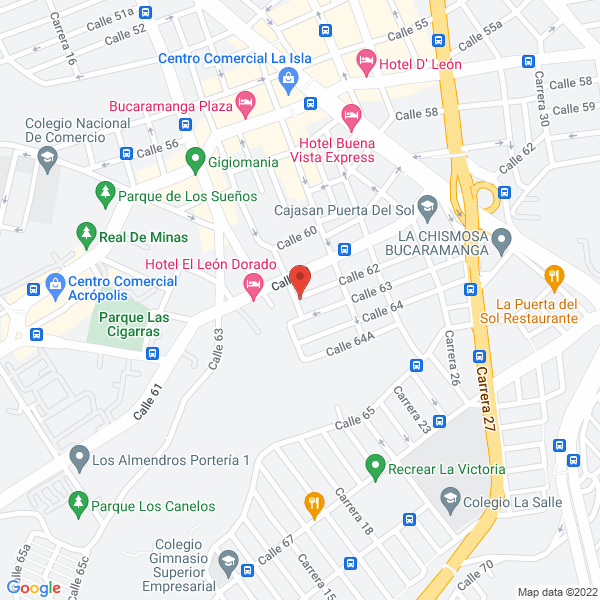 Map of Acuña Llanes Gabriel