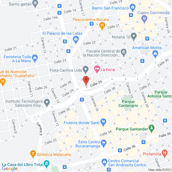 Map of Casa Del Agricultor