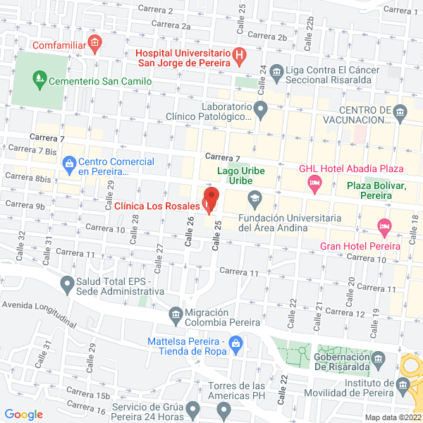 Map of Casa Médica Y Ortopédica Vital