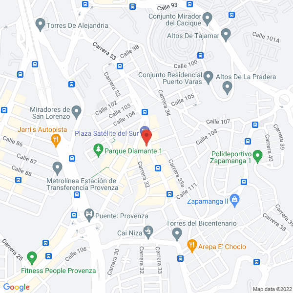 Map of Centeno Rodríguez Martha Cecilia