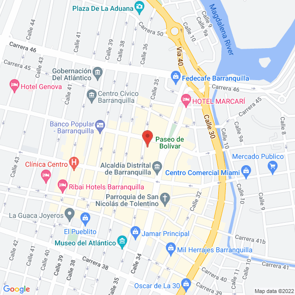 Map of Casa De Frutas Florida