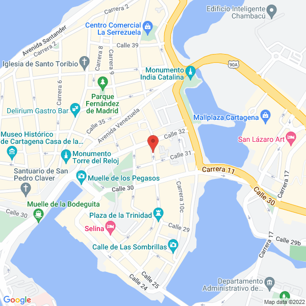 Map of Clínica Veterinaria Manrique Ltda.