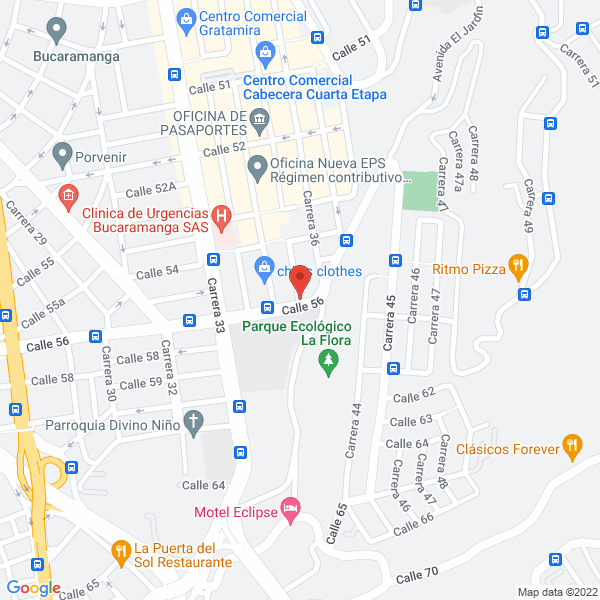 Map of Parqueadero Centro Comercial Epicentro