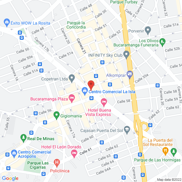 Map of Centro Comercial La Isla