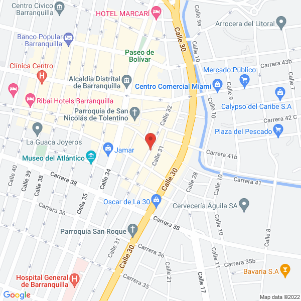Map of Centro Del Exhibidor