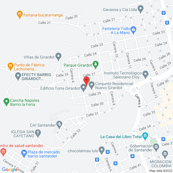 Map of Casona Nueva China
