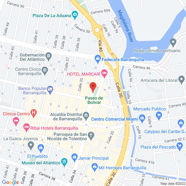 Map of Comercializadora El Mundo Del Hogar Y La Decoración Ltda.