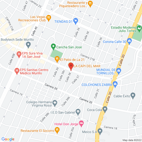 Map of Comidas Rápidas Marino'S Junior