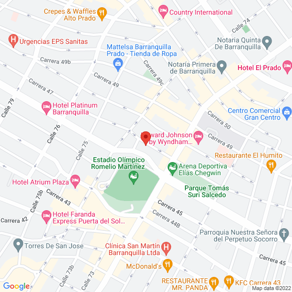 Map of Compañía Creativa
