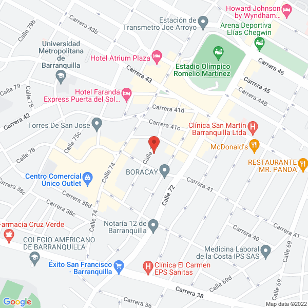 Map of Consultech S.A.S.
