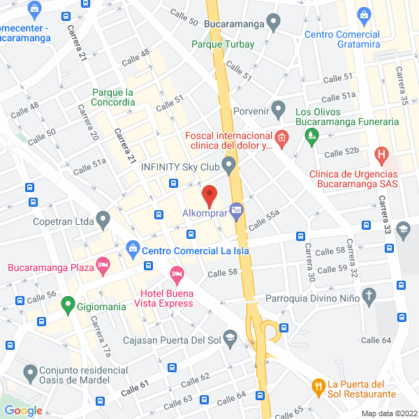 Map of Copiequipos