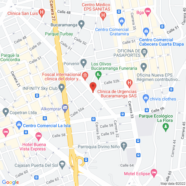 Map of Coodrosalud Ltda.