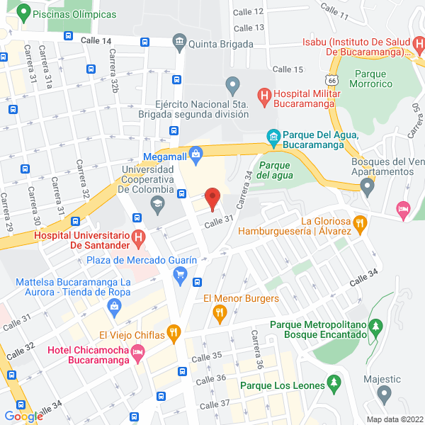 Map of Coomultrasalud