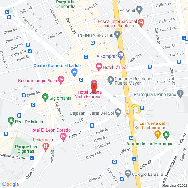 Map of Cortinas Rene Jaimes