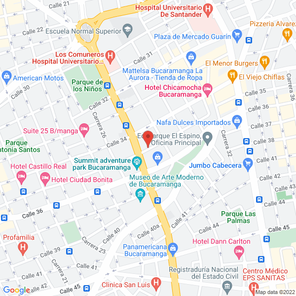 Map of Creaciones Mariset