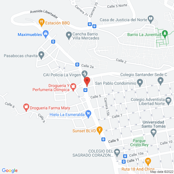 Map of Continental De Marmoles Y Maderas