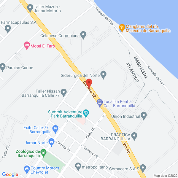 Map of Continente S.A.