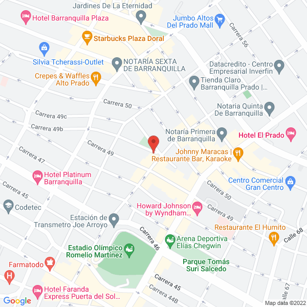 Map of Compucables Nuger Ltda