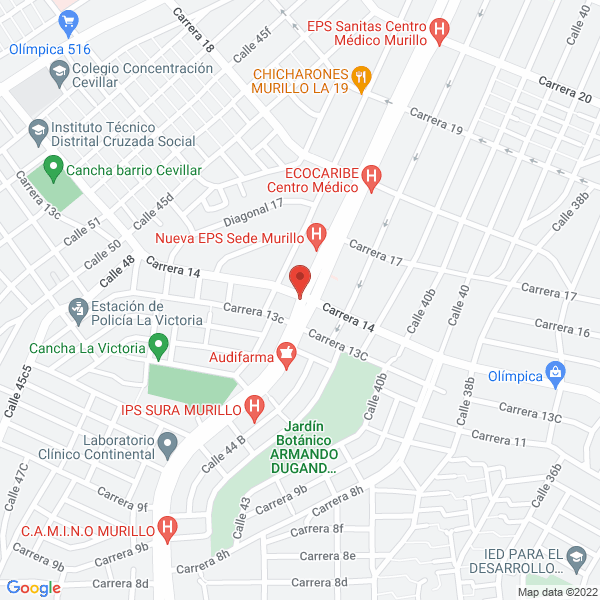 Map of Cooperativa Multiactiva Corfuturo