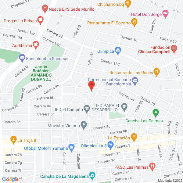 Map of Diseños Y Construcciones Metal Mecánicos Ltda.