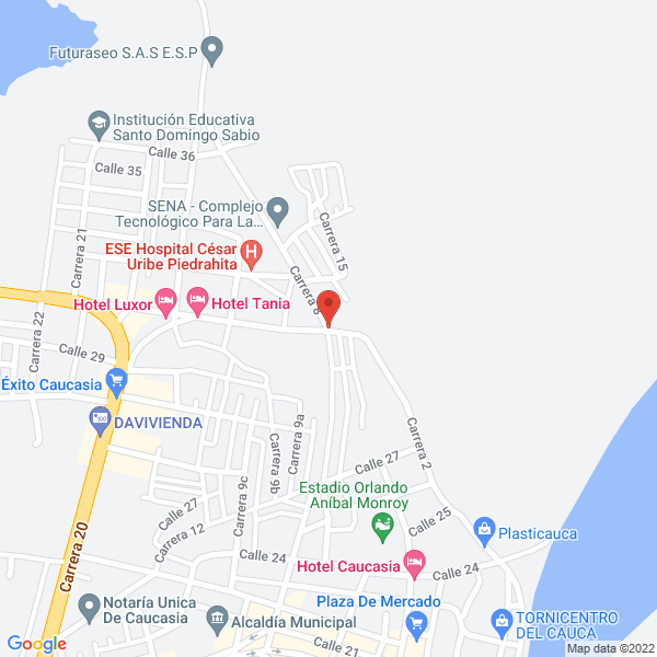 Map of Deparatamento Administrativo De Seguridad D.A.S