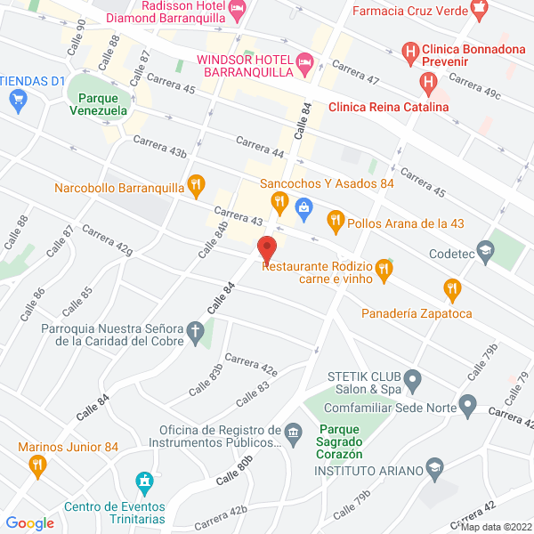 Map of Distribuidora De Aire Total Ltda.