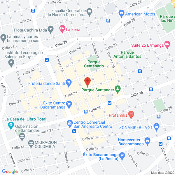 Map of Distribuidora De Confecciones Moda Infantil