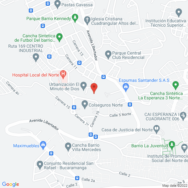 Map of El Mundo Del Yeso Decoraciones