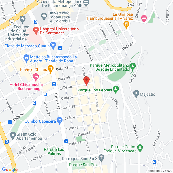 Map of El Paraíso De Las Frutas