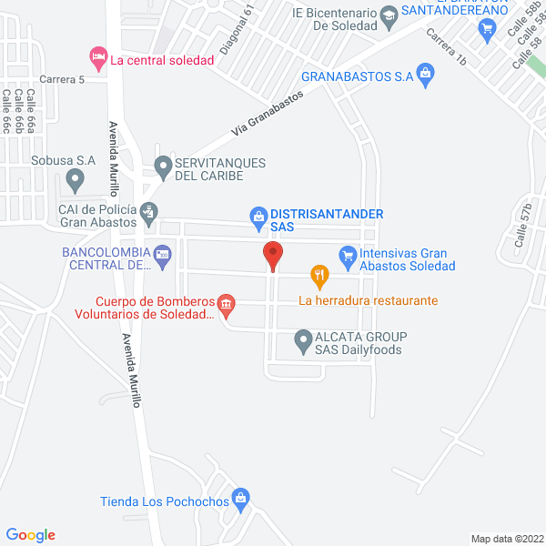 Map of Distribuidora La Pachanguita