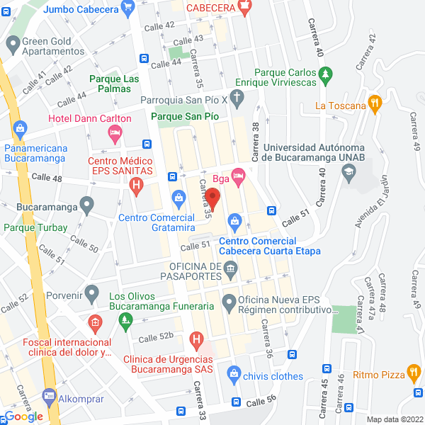 Map of Vasquez Lucigniani Ernesto