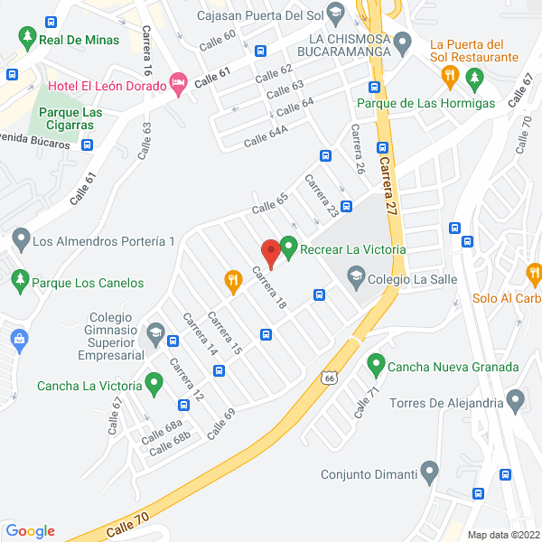 Map of Escuela De Natación Los Gatos