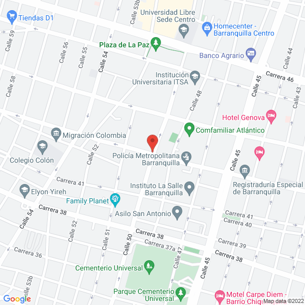 Map of E-Systems