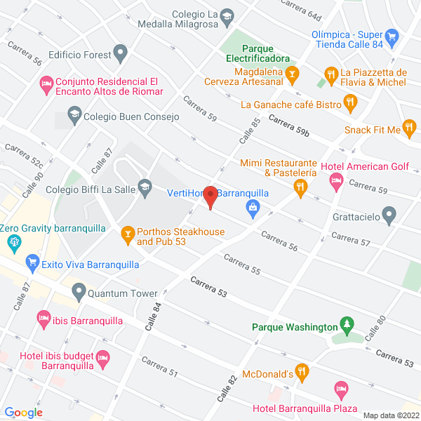 Map of Dugand Economistas Asociados Ltda.
