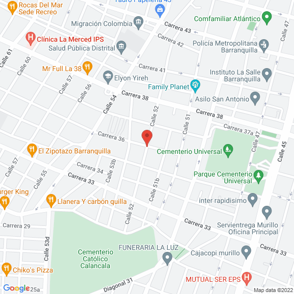 Map of Repostería Dulce Sabor