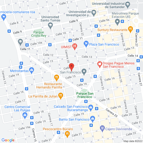 Map of Dulces La Guaca