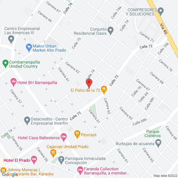 Map of Ecoexteriores Ltda.