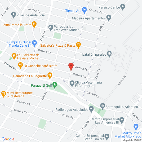 Map of Extin Llamas Barranquilla